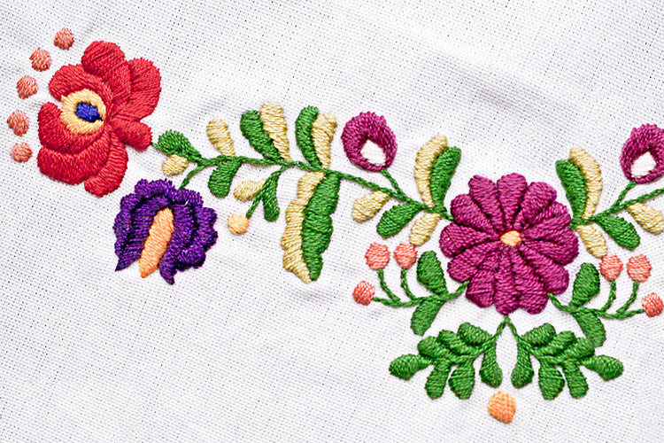 Cabbage Rose Fancy PDF Embroidery Pattern