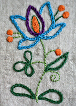 Load image into Gallery viewer, Bewitching Botanicals PDF Embroidery Pattern