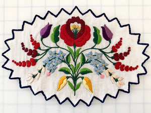 VIRTUAL Hungarian Kalocsai Embroidery Workshop