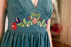 Faraway Garden PDF Embroidery Pattern