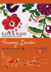 Faraway Garden PDF Embroidery Pattern