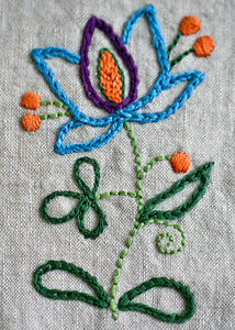 Bewitching Botanicals PDF Embroidery Pattern